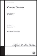 Cantate Domino SATB choral sheet music cover Thumbnail